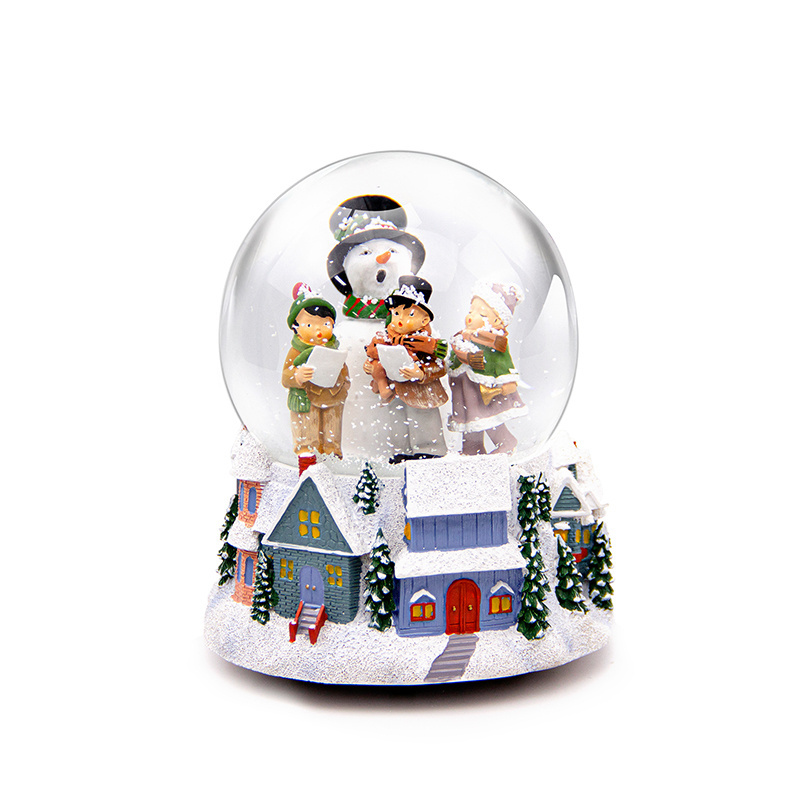 Snowman Gift Souvenirs Luxury Ornament Snow Ball Custom Snow Globes/Resin Snow Globe