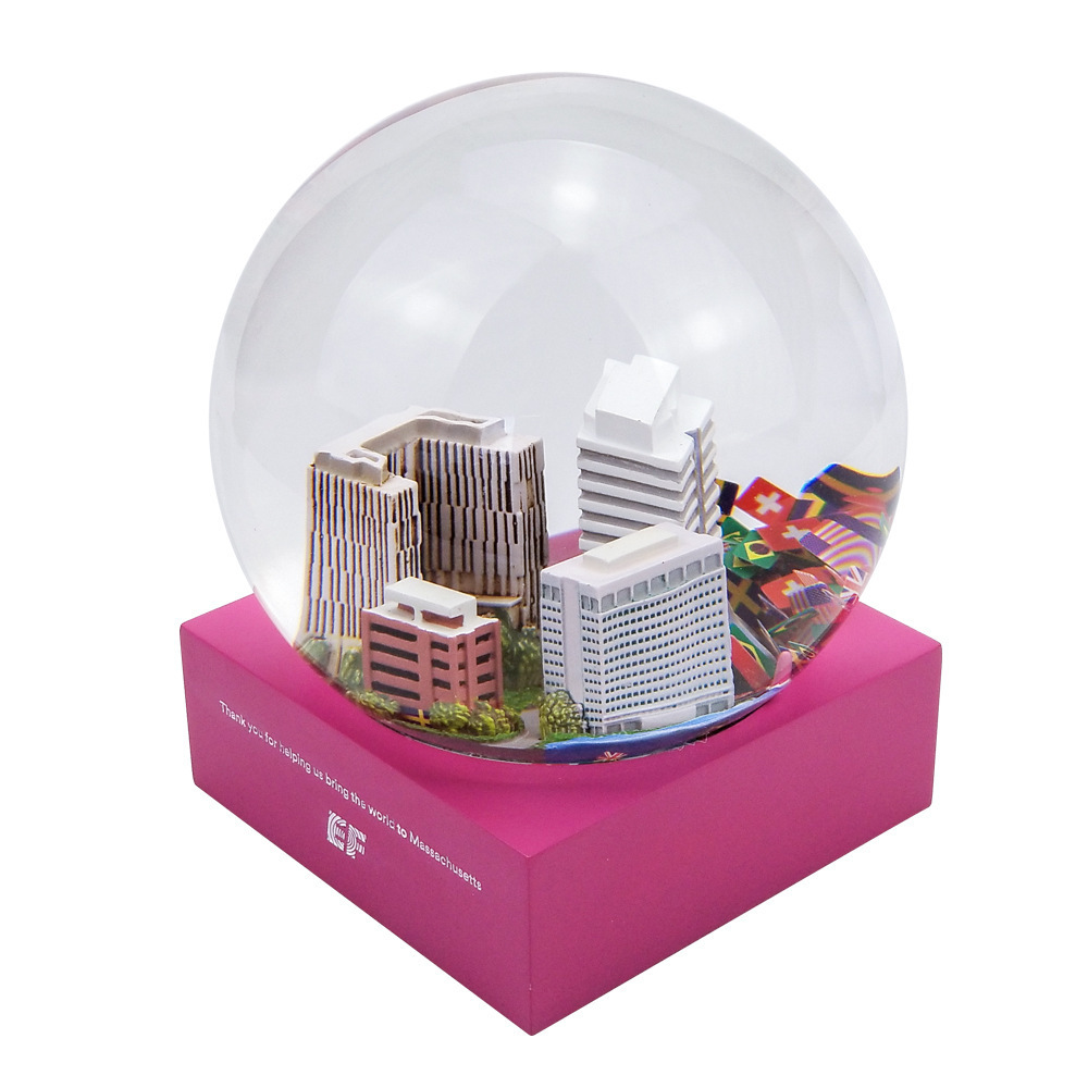 100 mm Celebration de lecole Ornement culturel Ornement de luxe Kit de souvenir Gift Snow Ball / Snowball / Custom Snow Globes