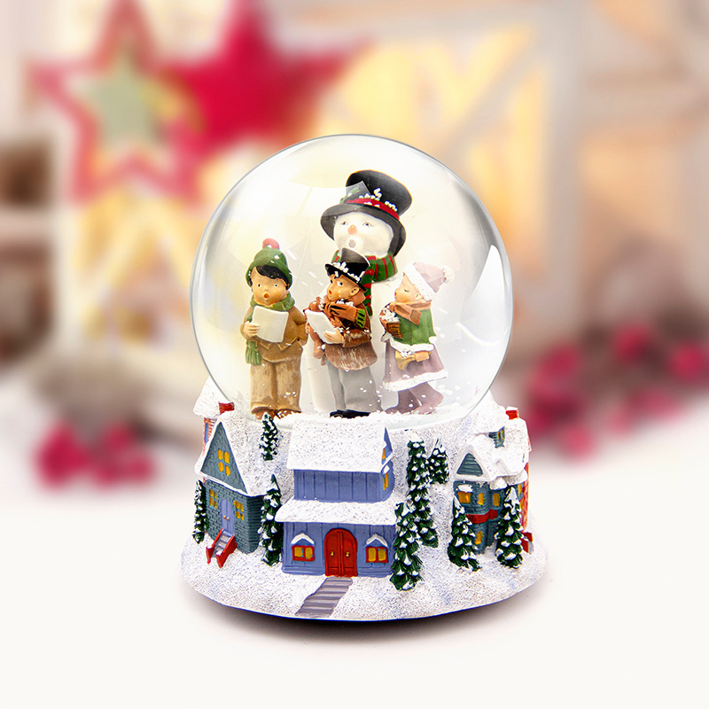 Snowman Gift Souvenirs Luxury Ornament Snow Ball Custom Snow Globes/Resin Snow Globe