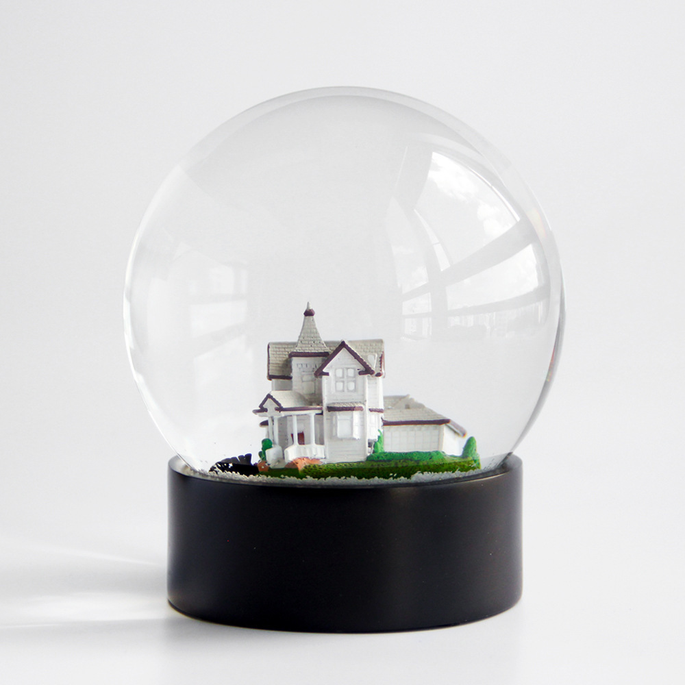 120 mm immobilier Ornement de luxe Kit souvenir cadeau Resin Snow Snow Ball / Snowball / Custom Snow Globes