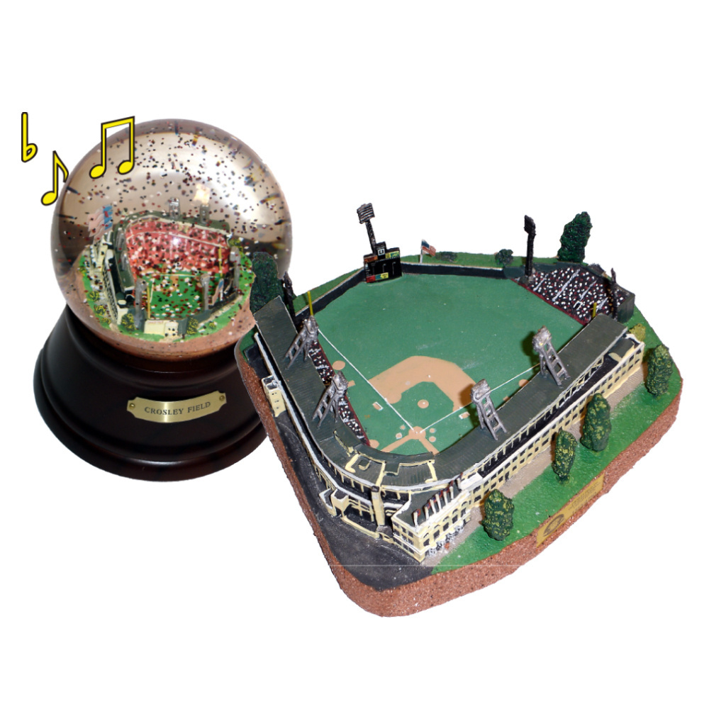 Custom 100mm 120mm Souvenirs Ornament Snow Ball Gift Snow Globes Collection Baseball Football Stadium Snow Globe