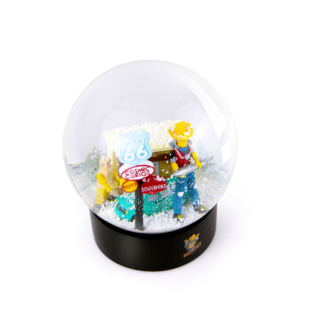 Wholesale 120mm  Easter Christmas Luxury Mini Ornament Souvenir Kit Gift Resin Glitter Snow Ball/Water Globe/Snow Globe