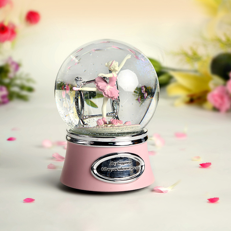 Ballet Gift Crystal Ball Music Box/Custom Music Box/Music Snow Globe