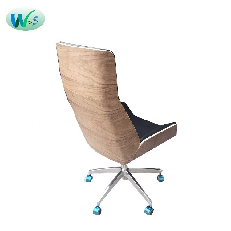 WSX6501 Customized furniture manager negotiation wooden chair office luxury office boss chair modern wooden office chair