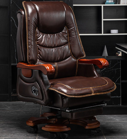 WSZ1529 Customized real leather or PU leather massage brown executive office furniture ergonomic chairs for office for sale