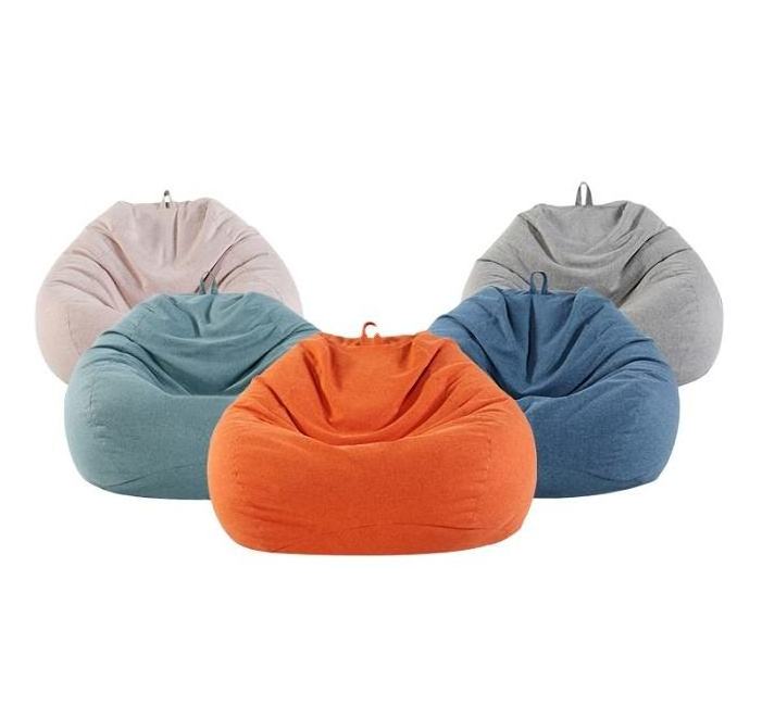 WSX4007 Factory wholesale fluffy and soft lazy sofa garden bean bag sofa sitzsack multicolor lounge bean bag outdoor