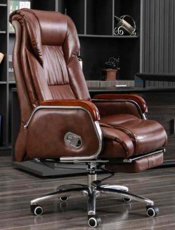 WSZ1529 Customized real leather or PU leather massage brown executive office furniture ergonomic chairs for office for sale