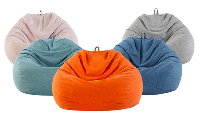 WSX4007 Factory wholesale fluffy and soft lazy sofa garden bean bag sofa sitzsack multicolor lounge bean bag outdoor