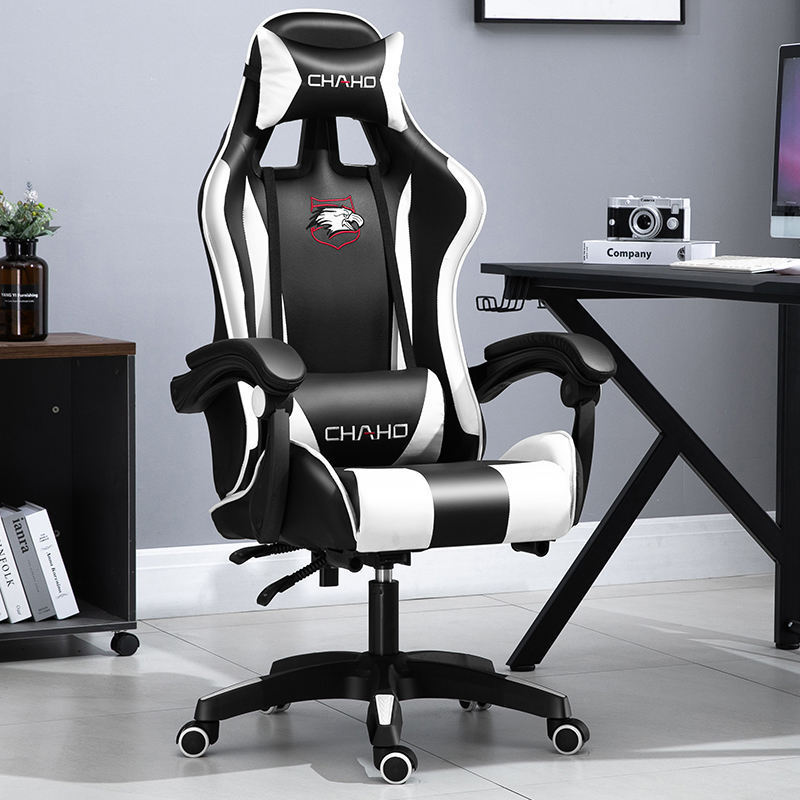 WSX009 Custom ergonomic leather comfortable computer game chair swivel lift racing chair leather gaming furniture chair