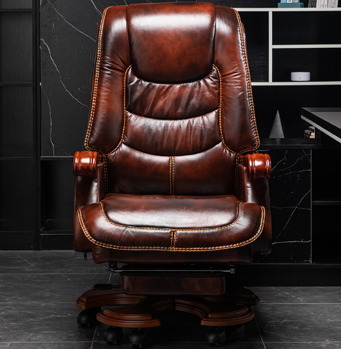 WSZ1529 Customized real leather or PU leather massage brown executive office furniture ergonomic chairs for office for sale