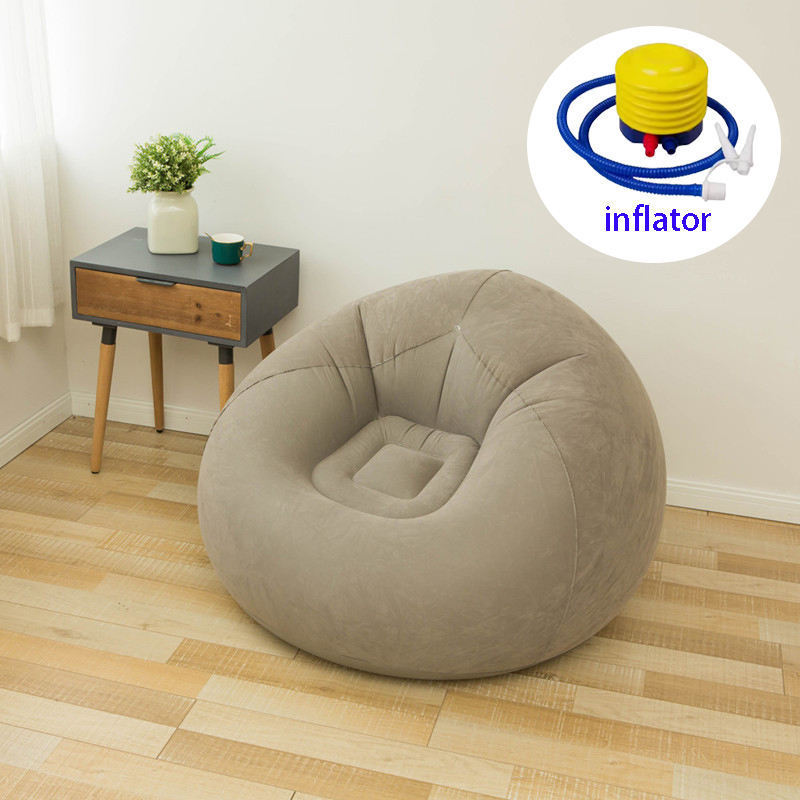 WSX4006 Custom living room lazy sofa bed pvc lounger seat chair inflatable sofa chairs bean bag chair