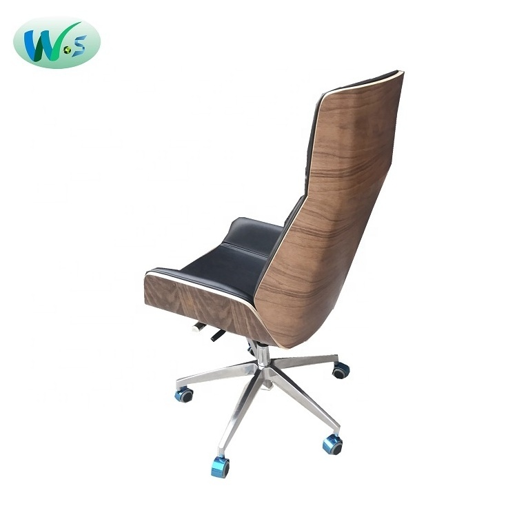 WSX6501 Customized furniture manager negotiation wooden chair office luxury office boss chair modern wooden office chair