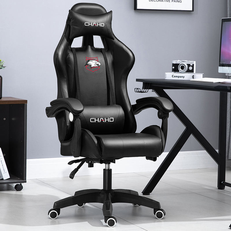 WSX009 Custom ergonomic leather comfortable computer game chair swivel lift racing chair leather gaming furniture chair