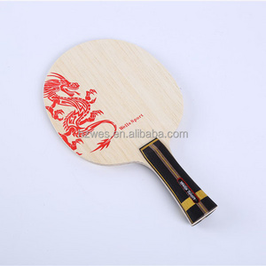 zylon carbon  fibre table tennis racket OEM professional table tennis blade  5PLY WOOD+2PLY CARBON