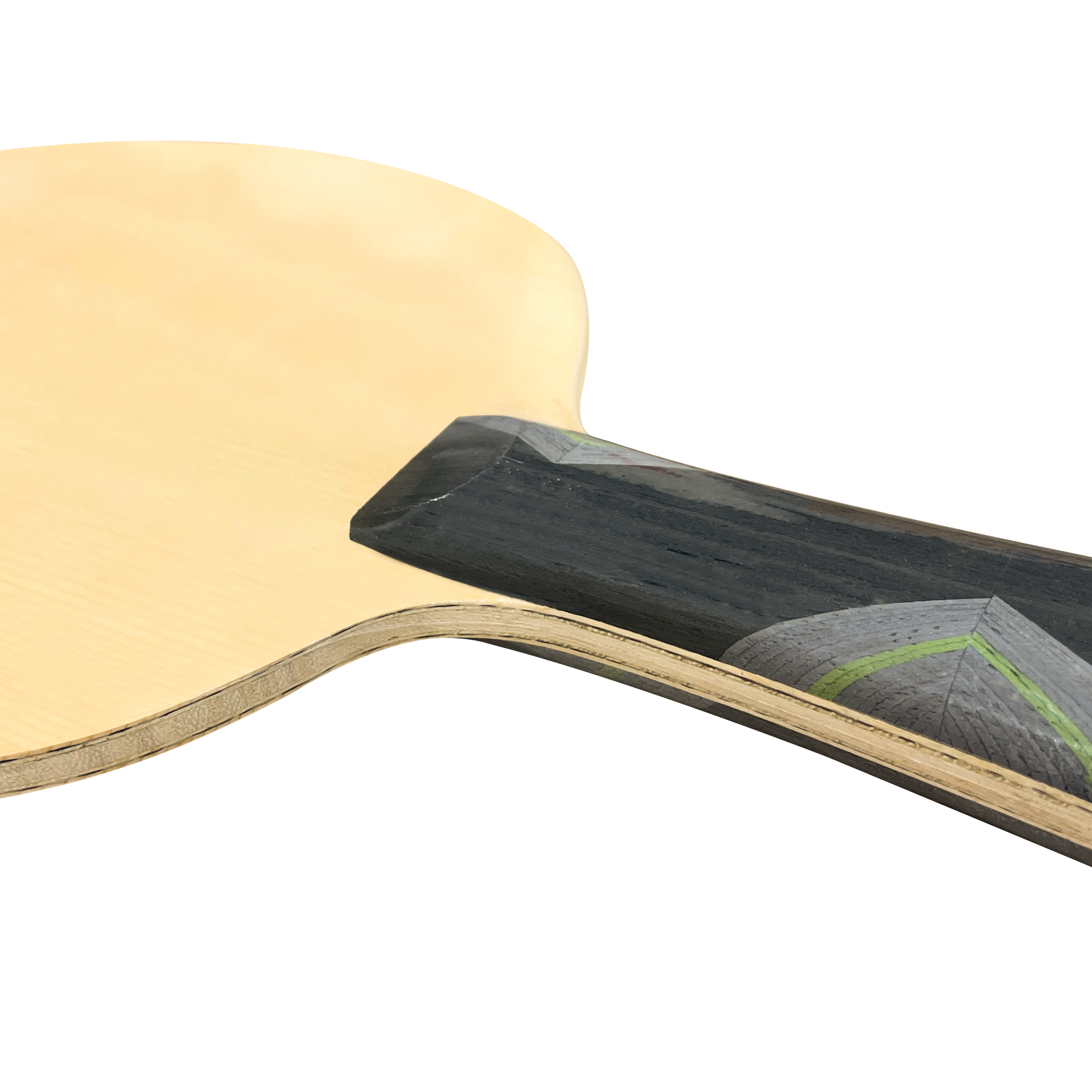 Grey and black ZYLON carbon  table tennis racket customized professional hinoki table tennis blade  5PLY WOOD+2PLY CARBON