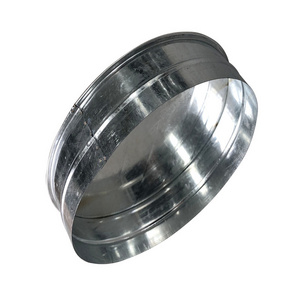 Galvanized duct sheet iron ventilation pipe spiral duct plug end cover