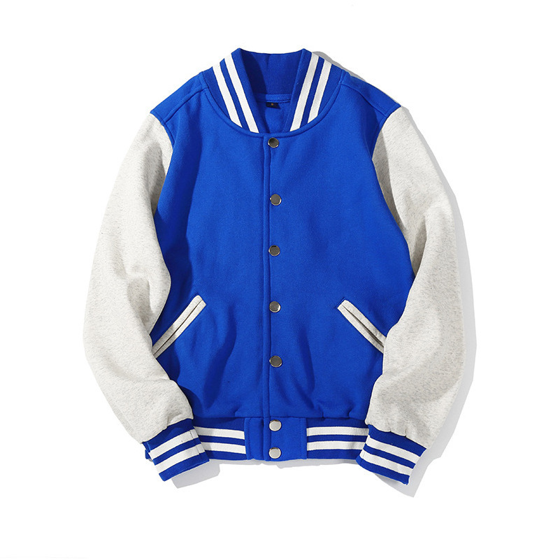 OEM Custom Design cotton coat  blanket men old school varsity jackets men wholesale blank varsity jackets cropped varsity jacket