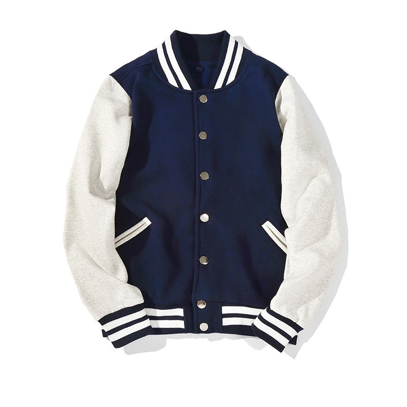 OEM Custom Design cotton coat  blanket men old school varsity jackets men wholesale blank varsity jackets cropped varsity jacket