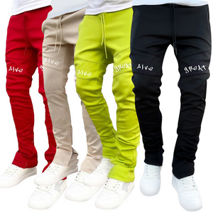 New Sweatpants Men's streetwear Pants Fashion Pencil linen Pants Men Full Length Drawstring Trousers For Men Casual Pants