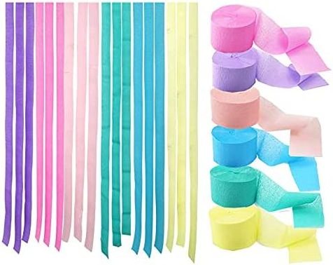 Party Decorations Wedding 1.77 inch Wide Crepe Paper Streamers