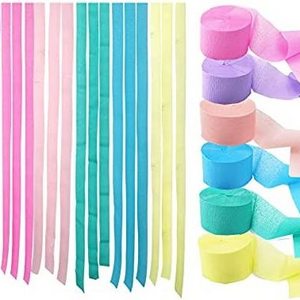 Party Decorations Wedding 1.77 inch Wide Crepe Paper Streamers