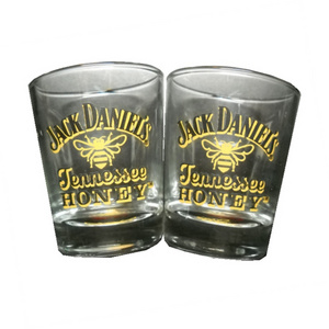 Personalized Whiskey 1.75 oz 1.5oz Unique Clear Custom Shot Glasses With Honey Bees