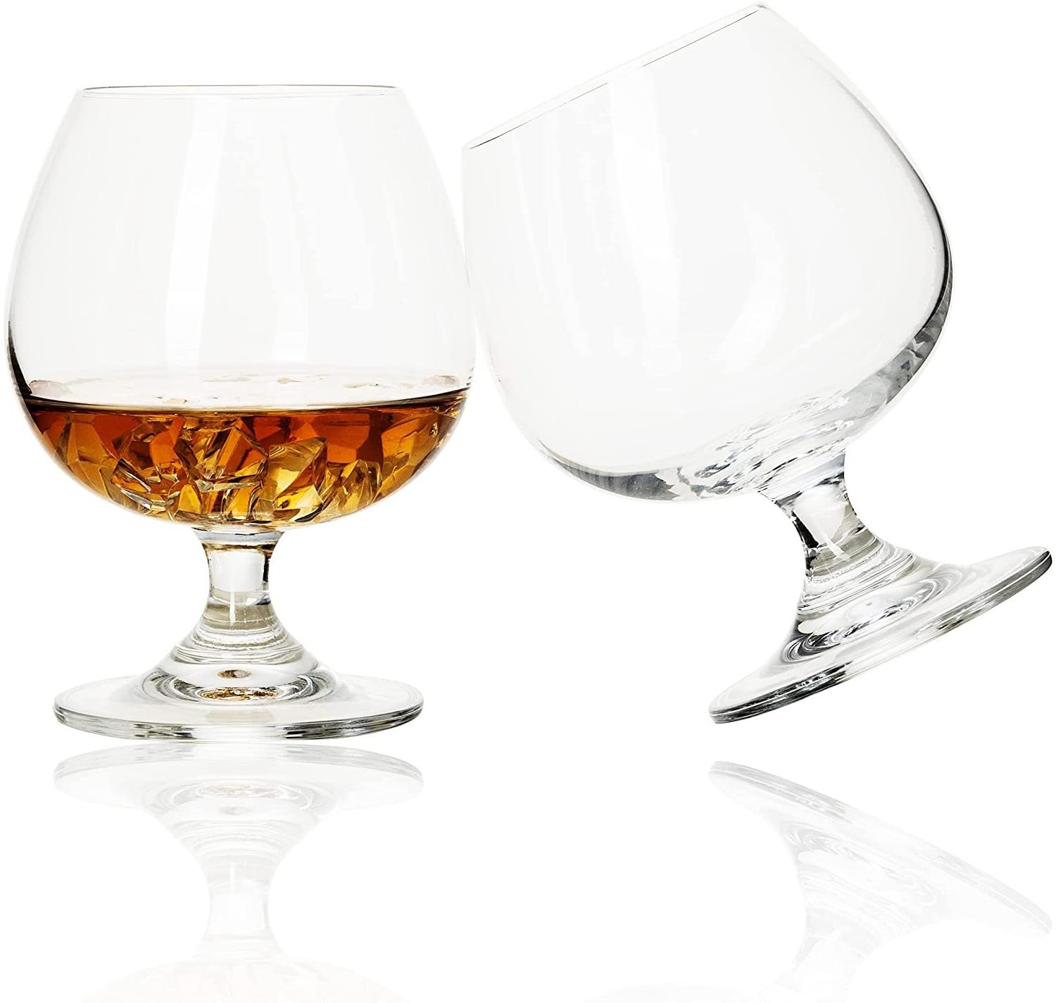 Clear Small Crystal Cognac Drinking Short Beer Tasting Brandy Snifters Glasses for Spirits for Whiskey Bourbon Beer Milk Drink