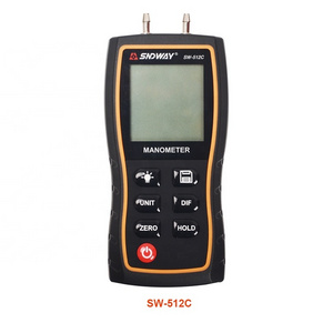 Sndway SW-512C Portable Air Differential Pressure Gauge Meter Digital Manometer