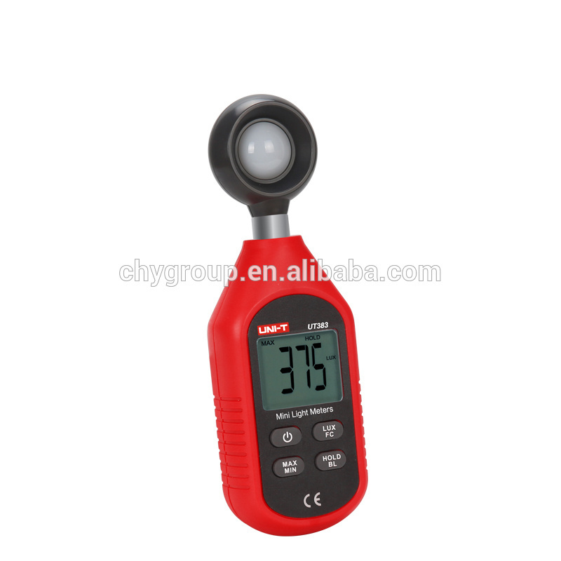 UNI-T UT383 Precision and low power consumption 0-9999Fc High sensitivity Mini illuminometer meter Digital Light Meter Tester