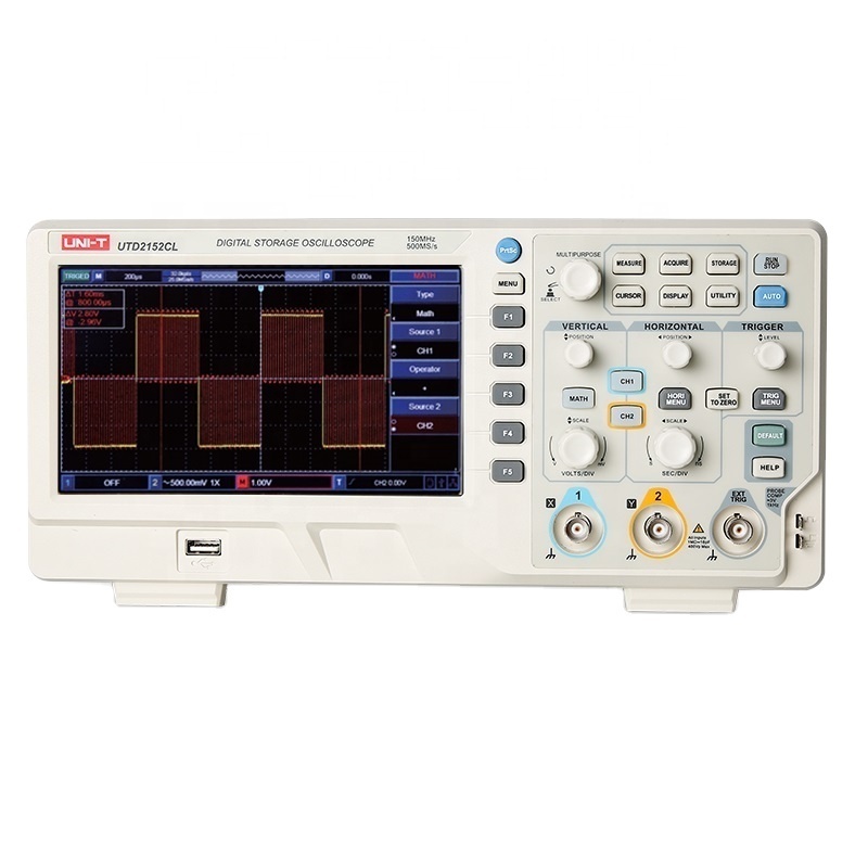 UNI-T UTD2152CL Dual Channel Digital Storage Oscilloscope Industrial/Laboratory Electronic Measuring Instrument