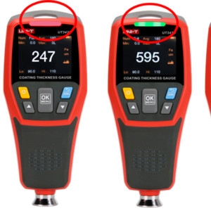 China zinc measurement with low price fe digital paint coating thickness gauge meter