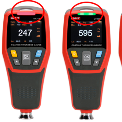 China zinc measurement with low price fe digital paint coating thickness gauge meter