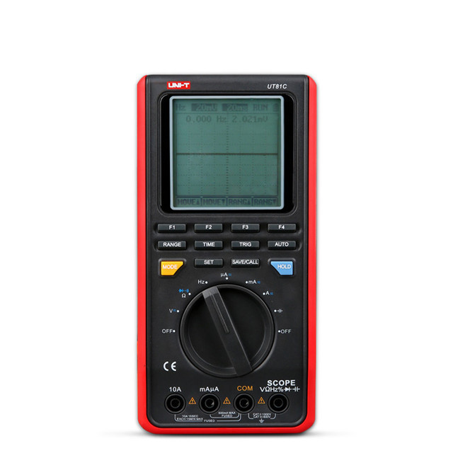 UNI-T UT81B Handheld LCD Scopemeters Oscilloscope 8MHz 40MS/s Real-Time Sample Rate Digital Multimeters With USB Interface