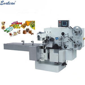 Single or  Double Twist Small Sweet Hard Fruit Milk Candy Packing Wrapping Machine