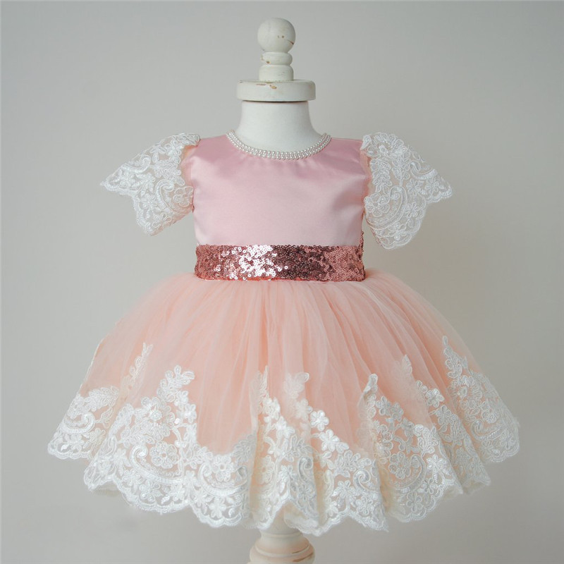 European Newborn Baby Clothes Princess Kids Frocks Design Party Dresses Of Girl