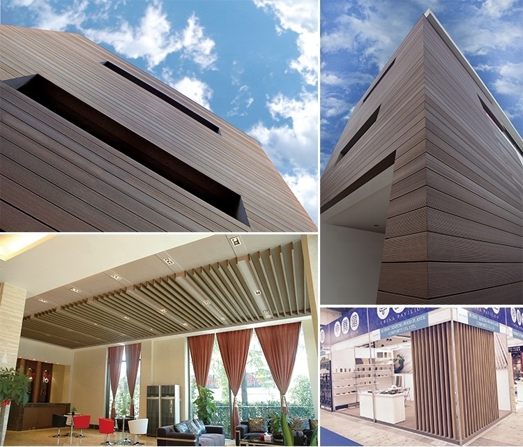 Strong Wood Plastic Composite Ceiling Panels Boards for Decoration XF-D301