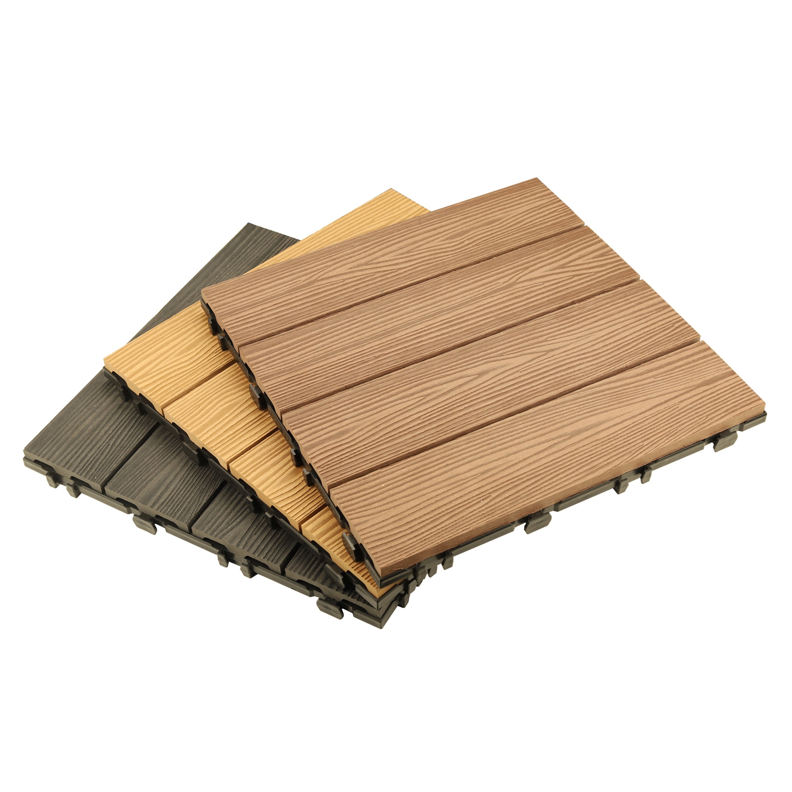 Easy Quick Install DIY Decking Tiles for Garden and Balcony