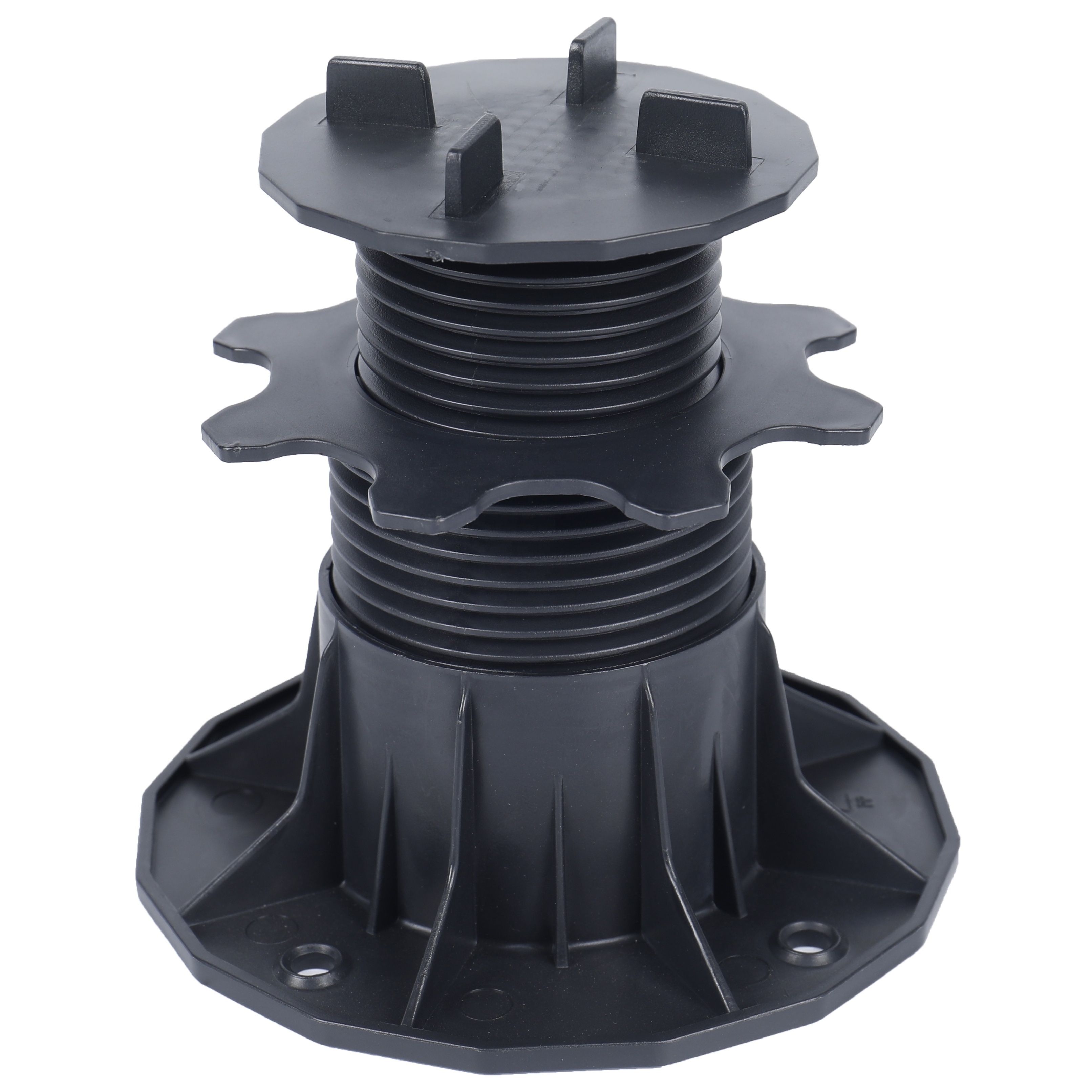 Floor Paving Support Pedestals Adjustable Pedestal for Roof Terrace that allowing air ventilation XF-T204C 65-145 mm