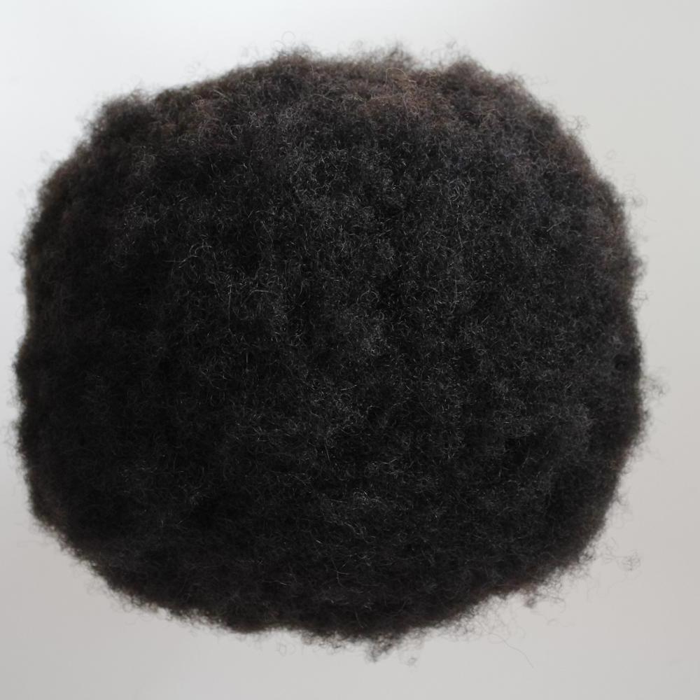 2018 Hot Selling Cheap Price African Hair Piece Swiss Lace Toupee 4mm 6mm 8mm 10mm Afro Toupee for Black Men