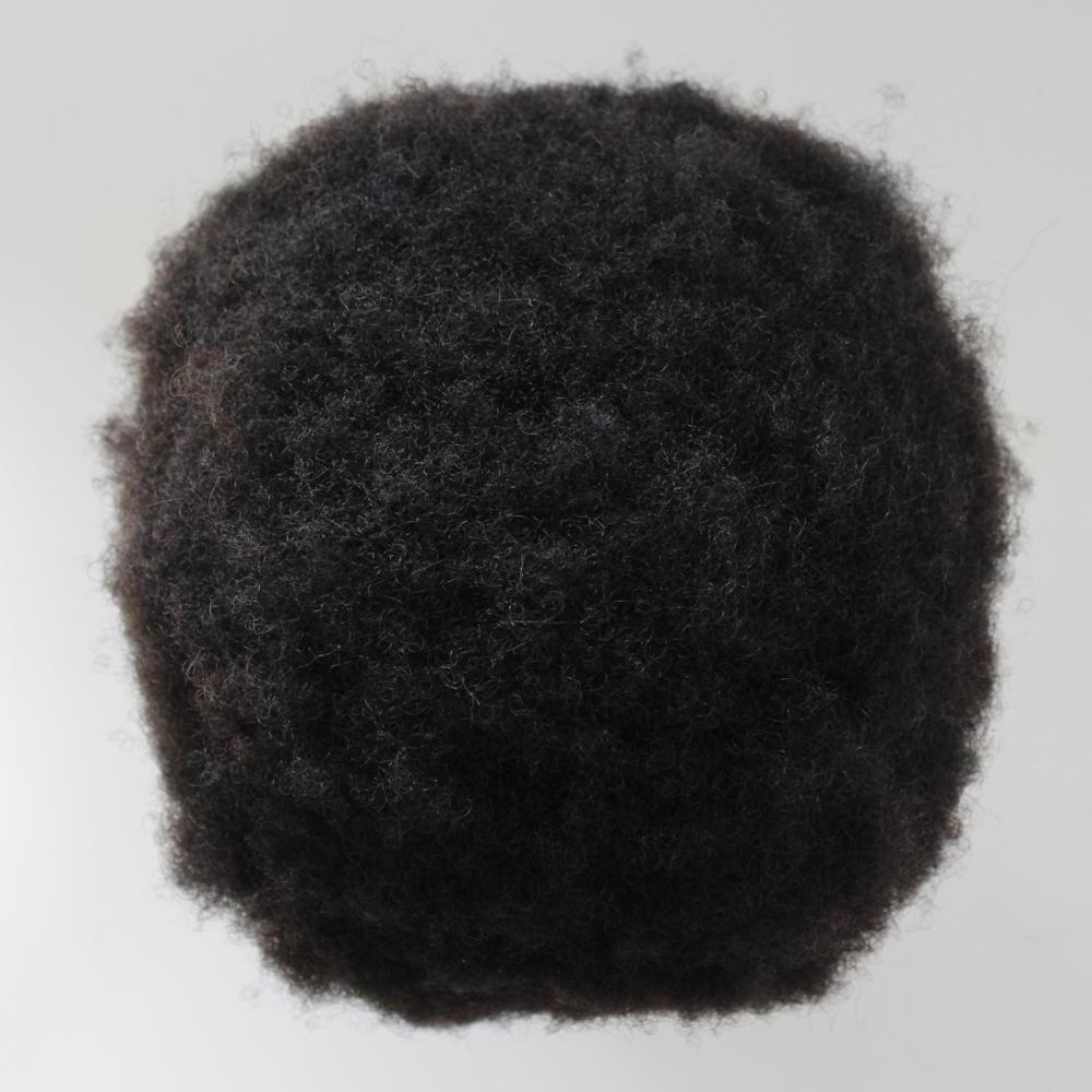 2018 Hot Selling Cheap Price African Hair Piece Swiss Lace Toupee 4mm 6mm 8mm 10mm Afro Toupee for Black Men