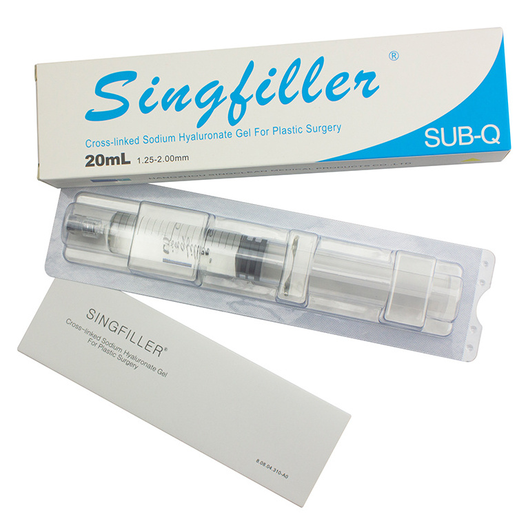 Singfiller Hot Sale 10ml 20ml Hyaluronic Acid Breast Buttock Enlargement Body Filler Injection