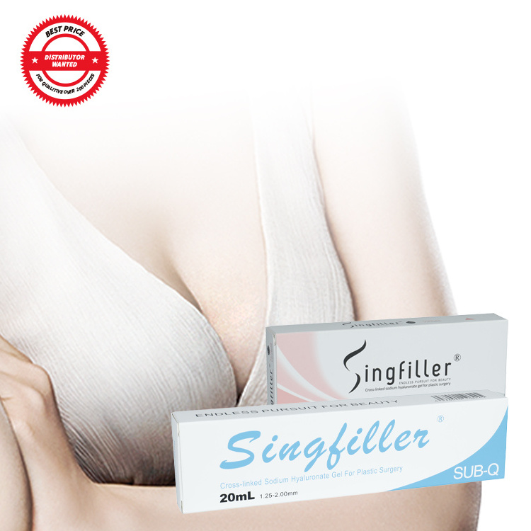 Singfiller Hot Sale 10ml 20ml Hyaluronic Acid Breast Buttock Enlargement Body Filler Injection