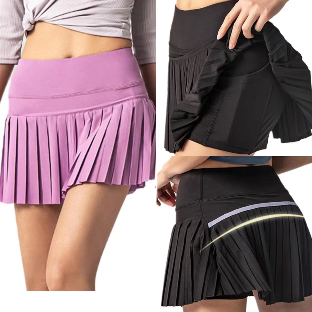 Spring good quality 2023 fitness yoga gym athletic active tennis skirts wear for women european american wholesale clothing