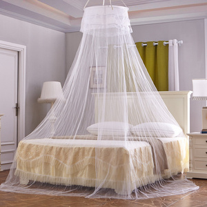 Luxury Ultra Large circular ceiling dome Mosquito Net  King queen Size Bed Canopy Mosquito Net