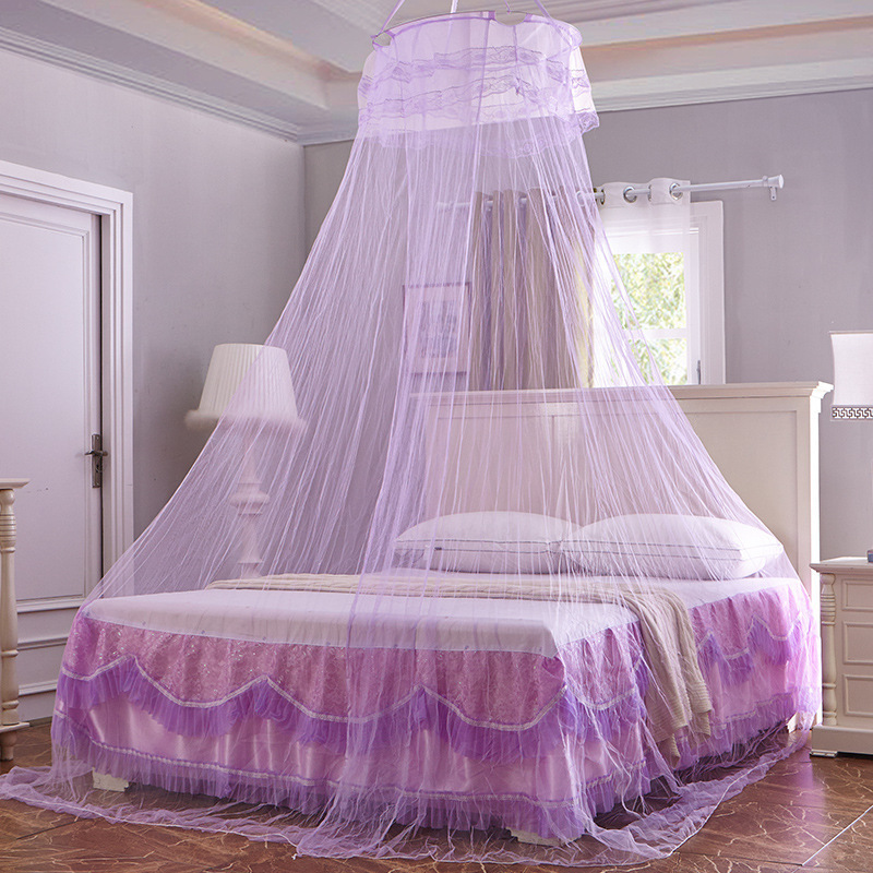 Luxury Ultra Large circular ceiling dome Mosquito Net  King queen Size Bed Canopy Mosquito Net