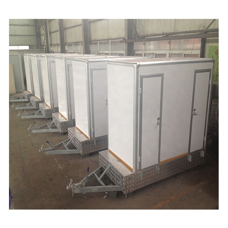 China flexible garden container house factory VIP  trailer toilet room unit  for sale