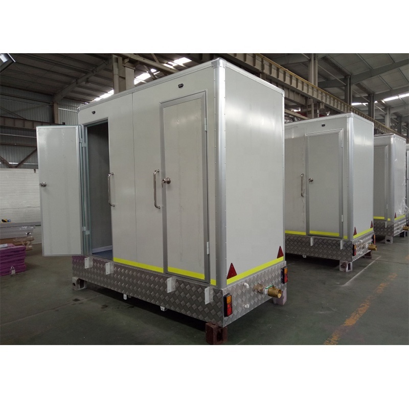 China flexible garden container house factory VIP  trailer toilet room unit  for sale