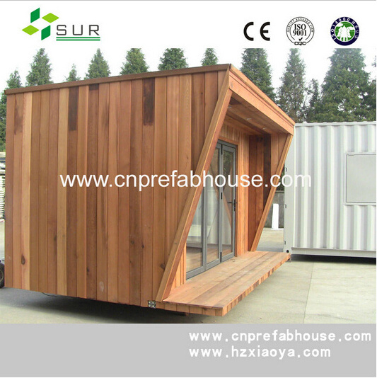 Luxury mini movable low cost wooden container coffee shop