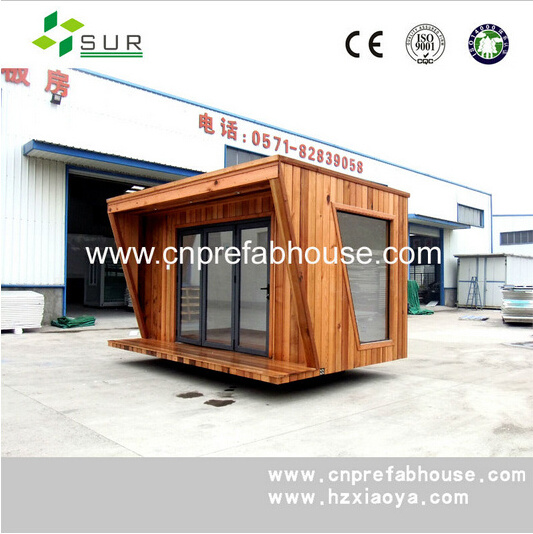 Luxury mini movable low cost wooden container coffee shop