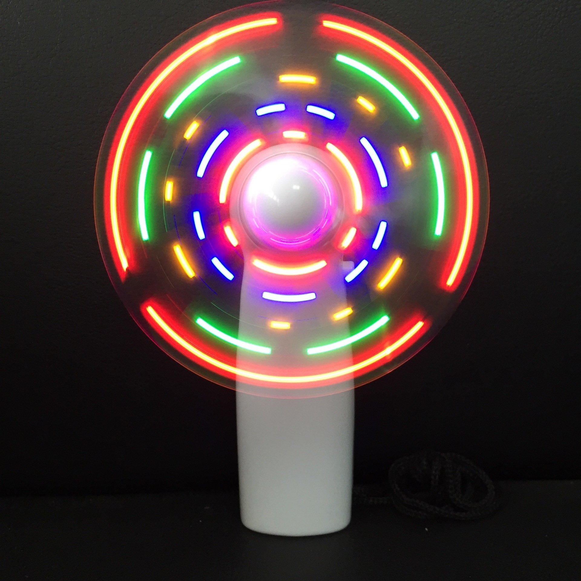 Private Label Programmable Led Display Handheld Electric Fan  MiniText Flash Display Handheld Electric LED Message Fan